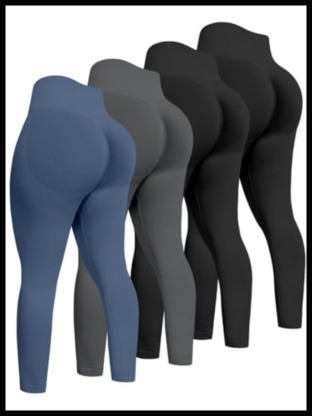 High Waisted Seamless Scrunch Butt Leggings Women Booty Lifting Gym Yoga